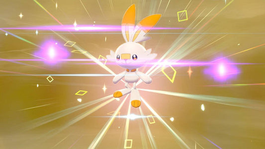 Pokemon Sword and Shield Ultra Shiny Hidden Ability Scorbunny 6IV-EV Trained - Pokemon4Ever