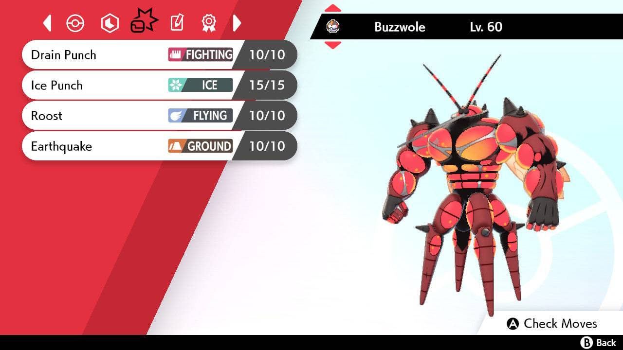 Pokemon Sword and Shield Buzzwole 6IV-EV Trained - Pokemon4Ever