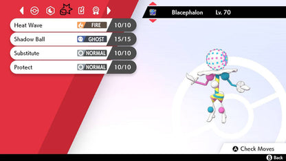 Pokemon Sword and Shield Blacephalon 6IV-EV Trained - Pokemon4Ever