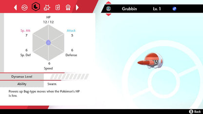 Pokemon Sword and Shield Shiny Grubbin 6IV-EV Trained - Pokemon4Ever