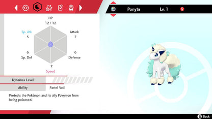 Pokemon Sword and Shield Shiny Galarian-Ponyta 6IV-EV Trained - Pokemon4Ever