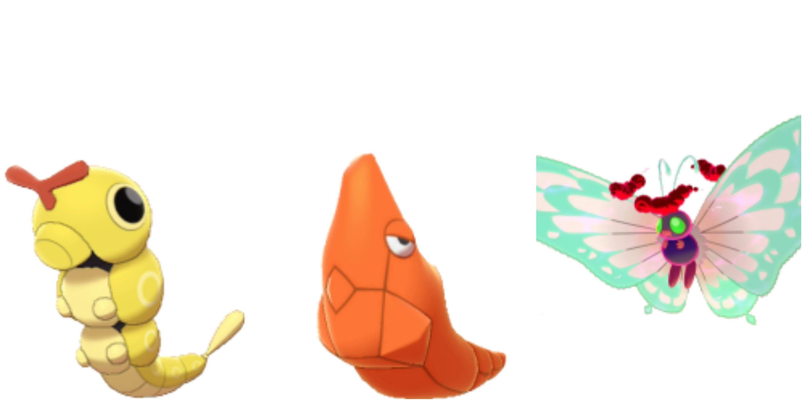 Pokemon Sword and Shield Caterpie Evolution Bundle 6IV-EV Trained