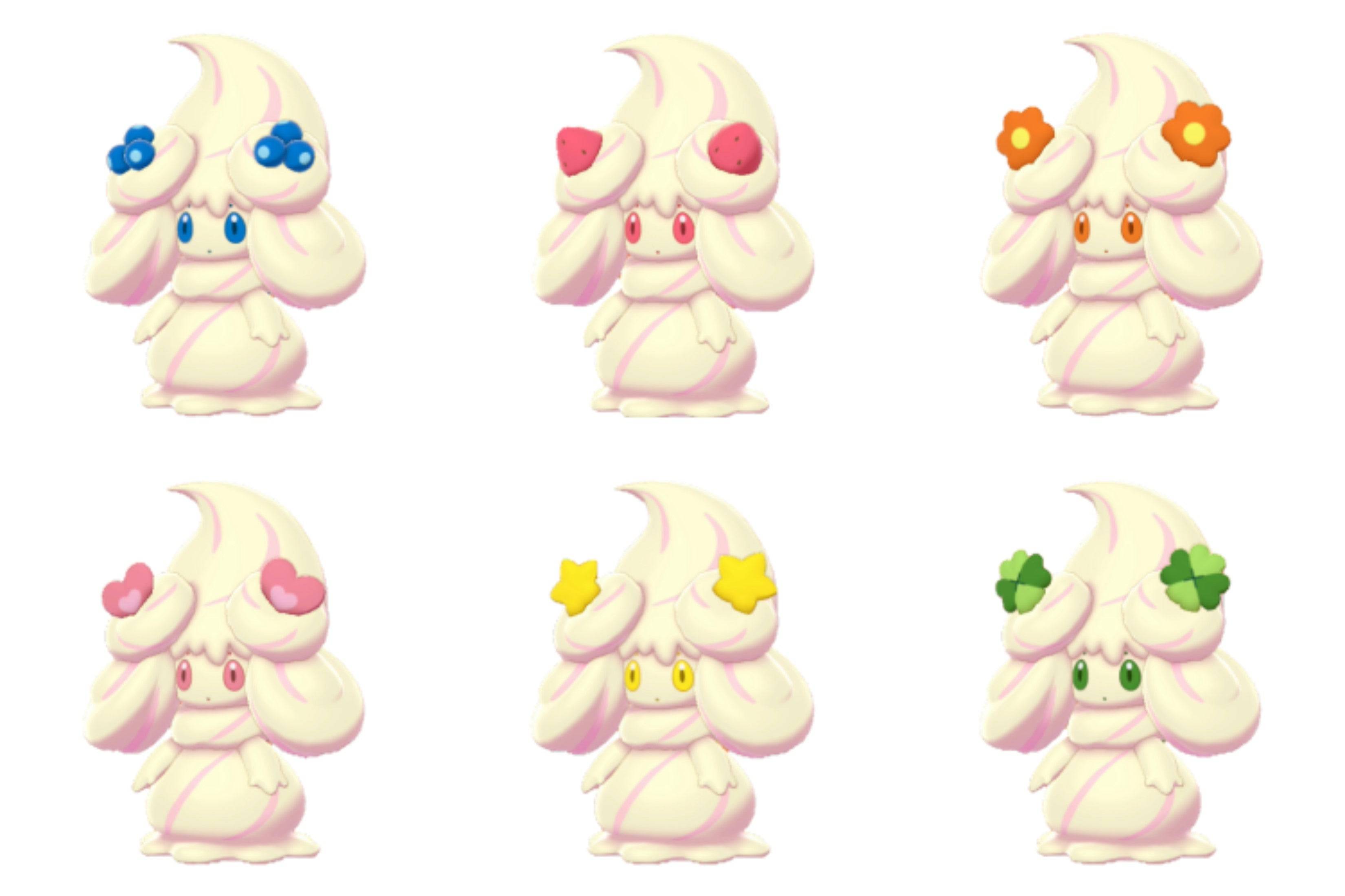 Pokémon Sword & Shield  Alcremie terá 28 sabores diferentes