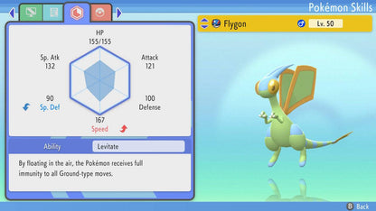 Pokemon Brilliant Diamond and Shining Pearl Flygon 6IV-EV Trained - Pokemon4Ever