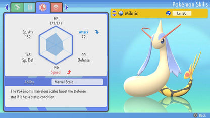 Pokemon Brilliant Diamond and Shining Pearl Milotic 6IV-EV Trained - Pokemon4Ever