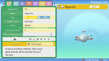 Pokemon Brilliant Diamond and Shining Pearl Magnemite 6IV-EV Trained - Pokemon4Ever