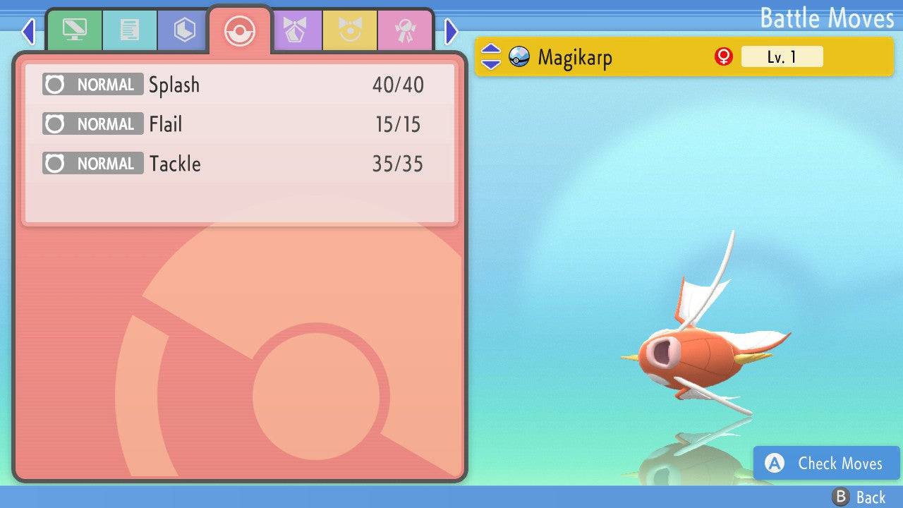 Pokemon Brilliant Diamond and Shining Pearl Magikarp 6IV-EV Trained - Pokemon4Ever