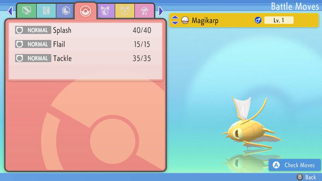 Pokemon Brilliant Diamond and Shining Pearl Magikarp 6IV-EV Trained - Pokemon4Ever