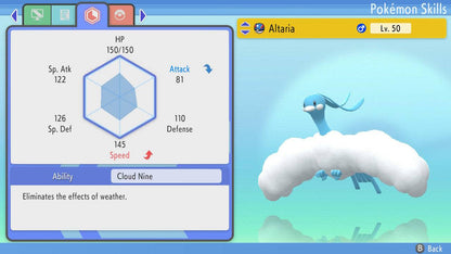 Pokemon Brilliant Diamond and Shining Pearl Altaria 6IV-EV Trained - Pokemon4Ever