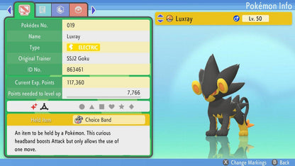 Pokemon Brilliant Diamond and Shining Pearl Luxray 6IV-EV Trained - Pokemon4Ever