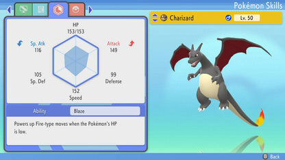 Pokemon Brilliant Diamond and Shining Pearl Charizard 6IV-EV Trained - Pokemon4Ever