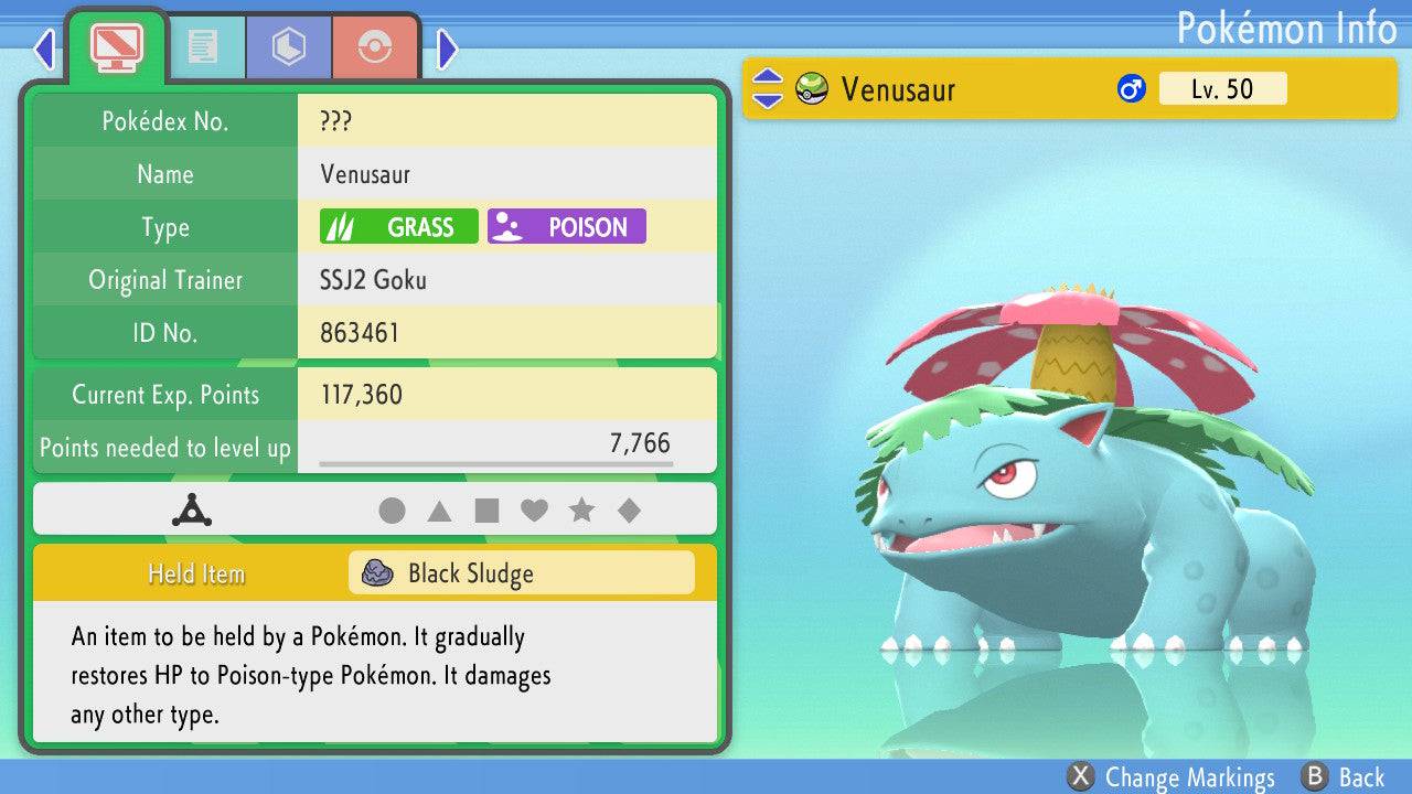 Pokemon Brilliant Diamond and Shining Pearl Venusaur 6IV-EV Trained - Pokemon4Ever
