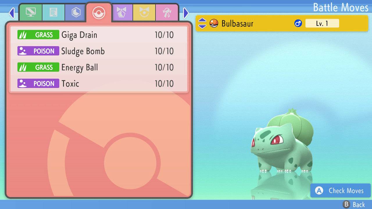 Pokemon Brilliant Diamond and Shining Pearl Bulbasaur 6IV-EV Trained - Pokemon4Ever