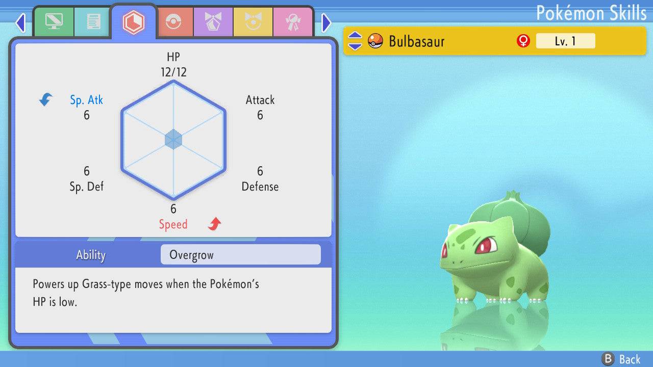 Pokemon Brilliant Diamond and Shining Pearl Bulbasaur 6IV-EV Trained - Pokemon4Ever