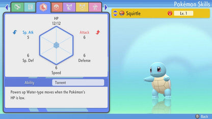 Pokemon Brilliant Diamond and Shining Pearl Squirtle 6IV-EV Trained - Pokemon4Ever