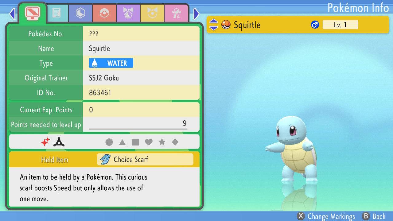 Pokemon Brilliant Diamond and Shining Pearl Squirtle 6IV-EV Trained - Pokemon4Ever