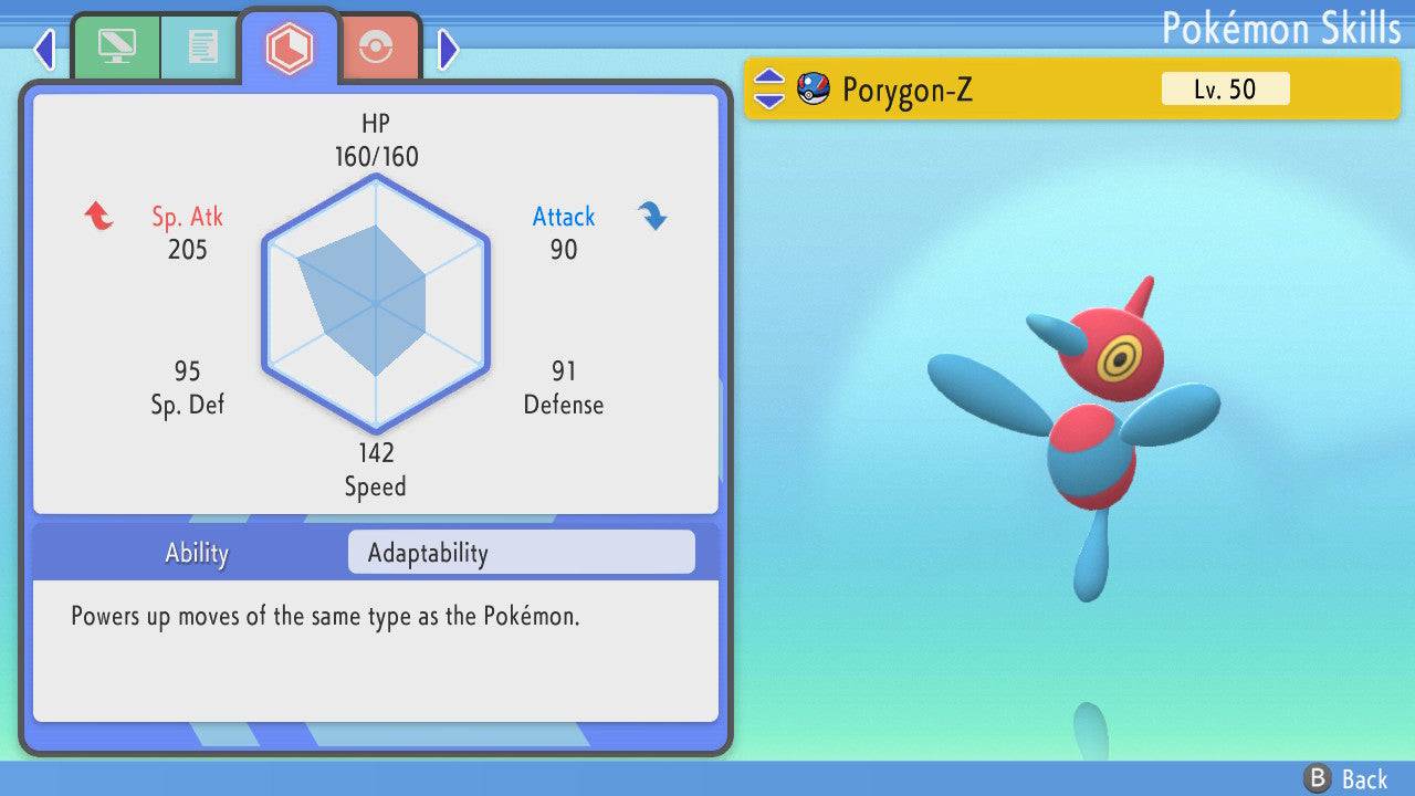 Pokemon Brilliant Diamond and Shining Pearl Porygon-Z 6IV-EV Trained - Pokemon4Ever