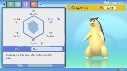 Pokemon Brilliant Diamond and Shining Pearl Typhlosion 6IV-EV Trained - Pokemon4Ever