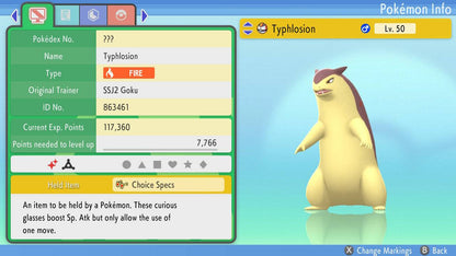 Pokemon Brilliant Diamond and Shining Pearl Typhlosion 6IV-EV Trained - Pokemon4Ever