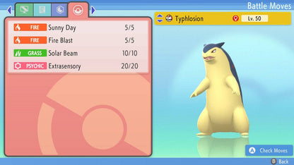 Pokemon Brilliant Diamond and Shining Pearl Typhlosion 6IV-EV Trained - Pokemon4Ever