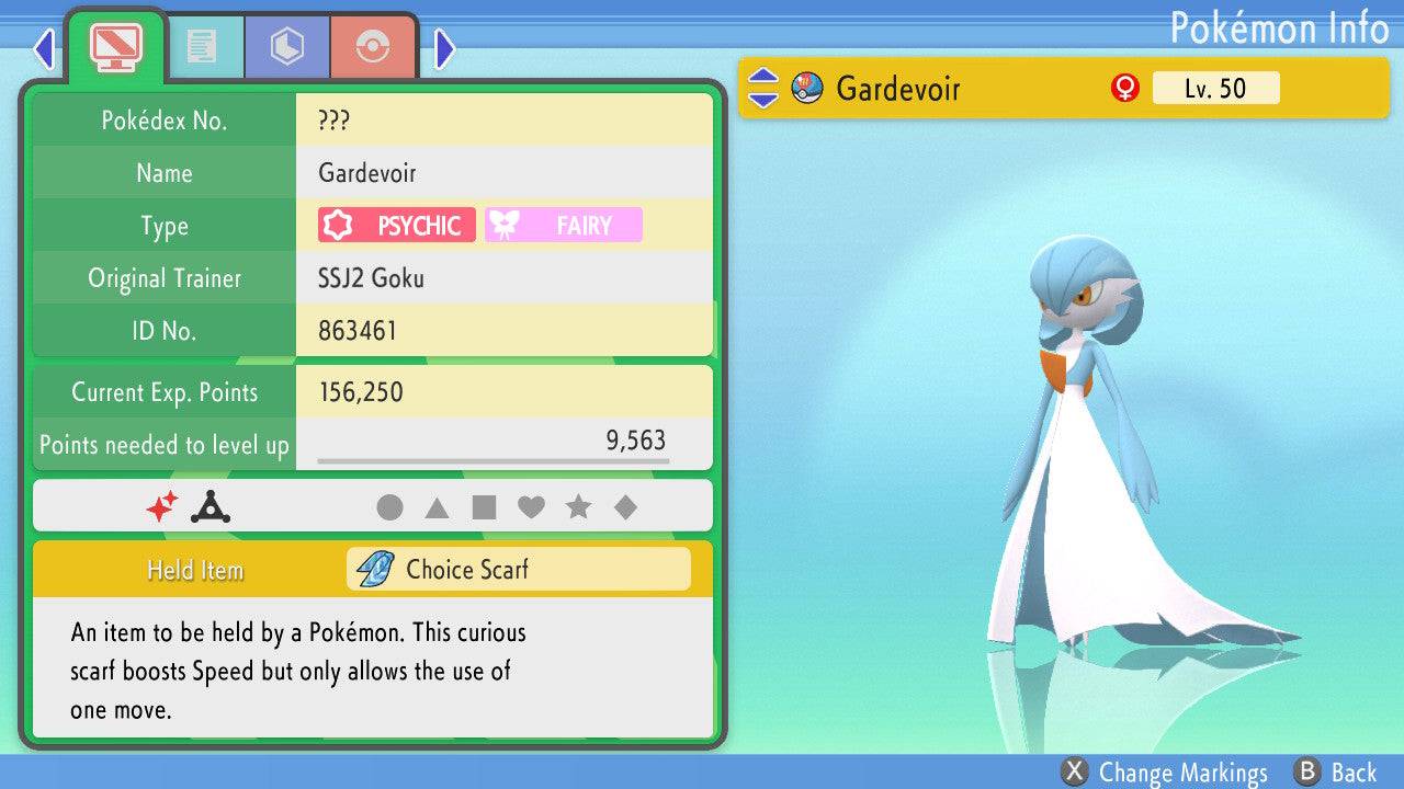 Pokemon Brilliant Diamond and Shining Pearl Gardevoir 6IV-EV Trained - Pokemon4Ever