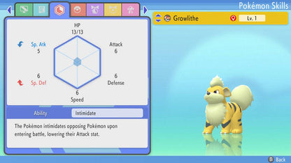 Pokemon Brilliant Diamond and Shining Pearl Growlithe 6IV-EV Trained - Pokemon4Ever
