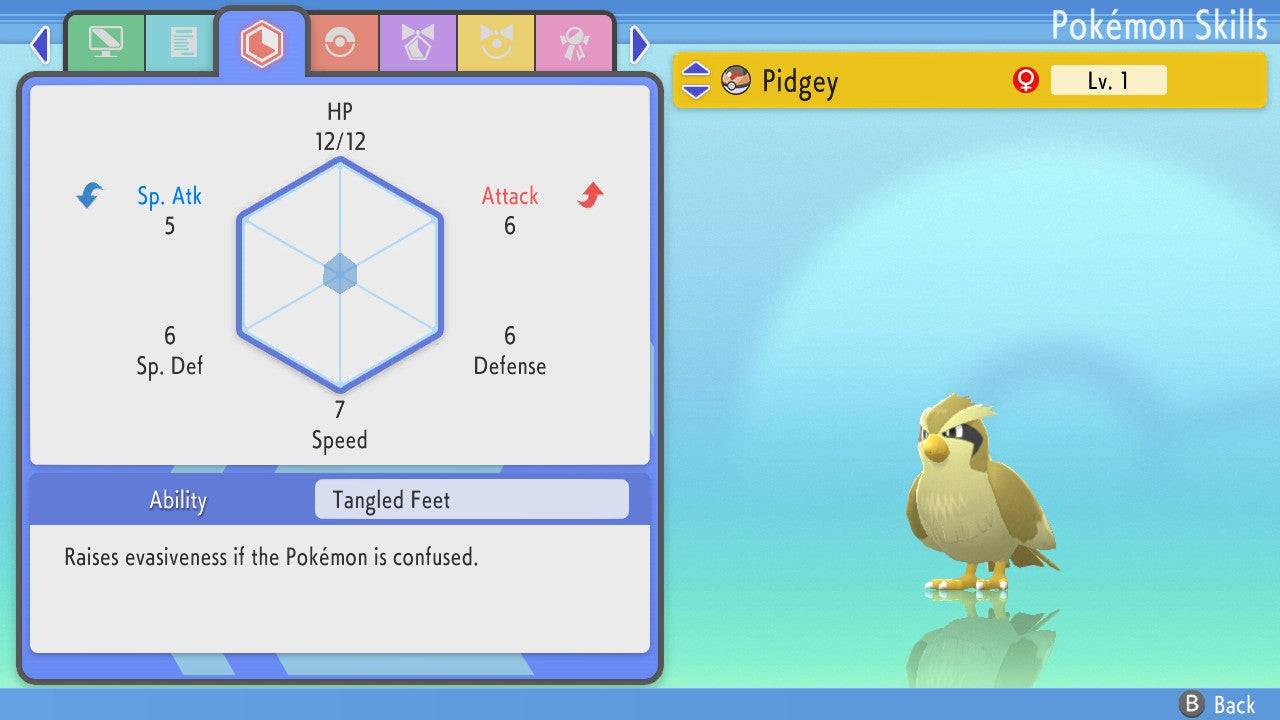 Pokemon Brilliant Diamond and Shining Pearl Pidgey 6IV-EV Trained - Pokemon4Ever