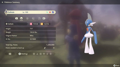 Pokemon Legends Arceus Shiny Alpha Gallade Max Effort Levels 6IV-EV Trained - Pokemon4Ever