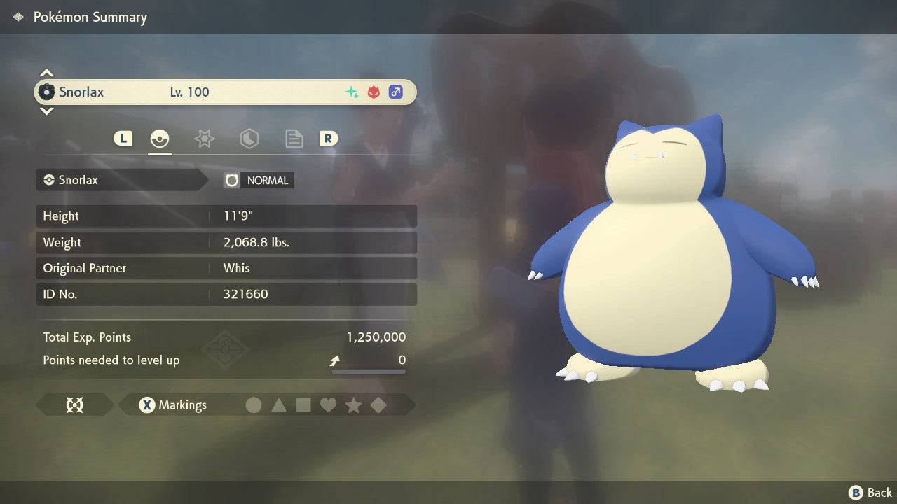 Pokemon Legends: Arceus Shiny Alpha Snorlax Max Effort Levels 6IV-EV Trained - Pokemon4Ever