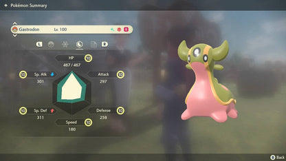 Pokemon Legends Arceus Shiny Alpha Gastrodon-West Sea Max Effort Levels 6IV-EV Trained - Pokemon4Ever