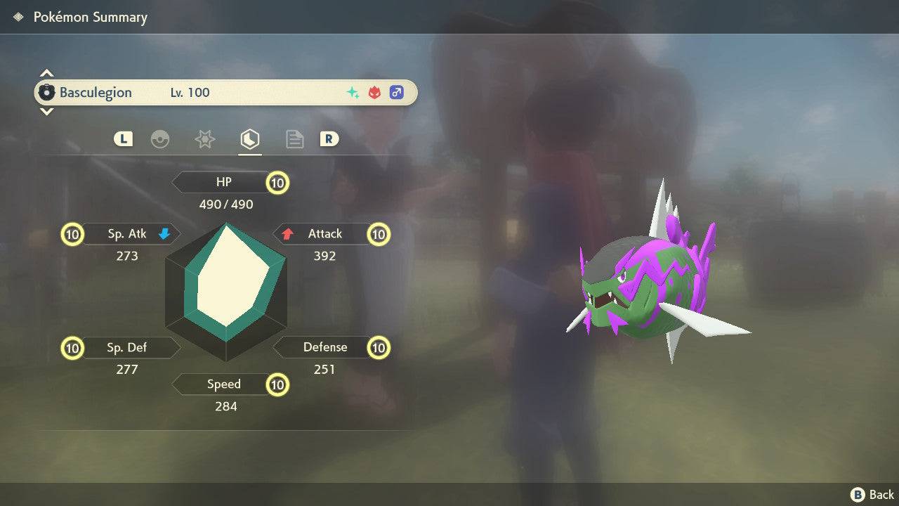 Pokemon Legends Arceus Shiny Alpha Basculegion-M Max Effort Levels 6IV-EV Trained - Pokemon4Ever