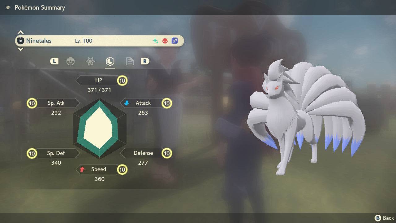 Pokemon Legends: Arceus Shiny Alpha Ninetales Max Effort Levels 6IV-EV Trained - Pokemon4Ever