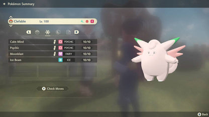 Pokemon Legends Arceus Shiny Alpha Clefable Max Effort Levels 6IV-EV Trained - Pokemon4Ever