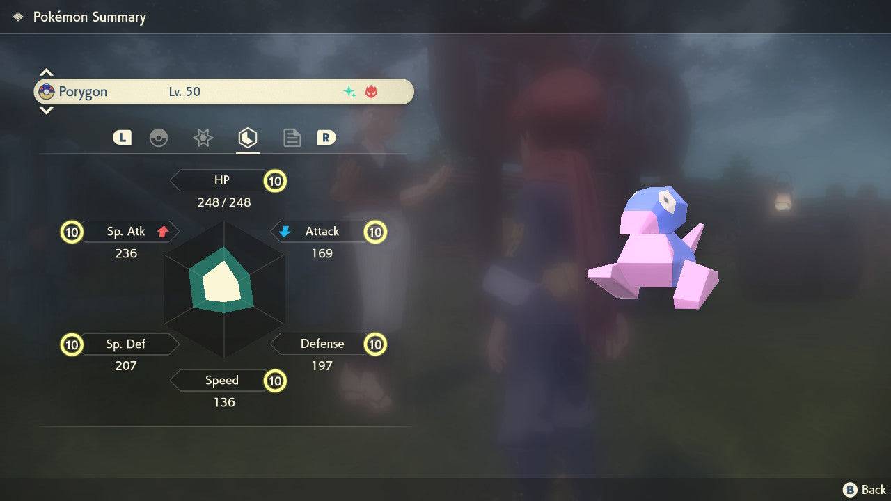 Pokemon Legends: Arceus Shiny Alpha Porygon Max Effort Levels 6IV-EV Trained - Pokemon4Ever