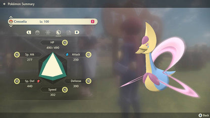 Pokemon Legends Arceus Cresselia Max Effort Levels 6IV-EV Trained - Pokemon4Ever