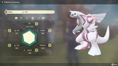 Pokemon Legends Arceus Palkia Max Effort Levels 6IV-EV Trained - Pokemon4Ever