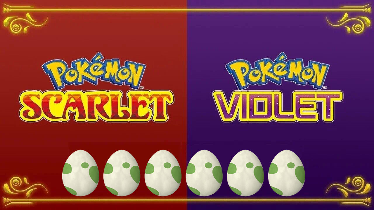 6 Pokemon Egg Bundle 6IV Trained Pokemon Scarlet and Violet - Pokemon4Ever