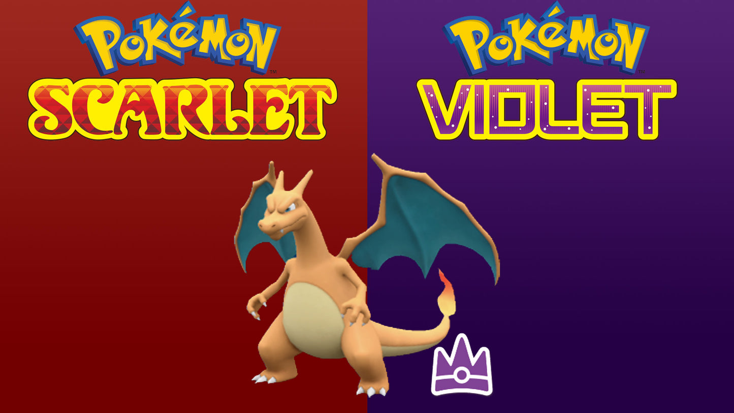 Pokemon Scarlet and Violet Charizard The Unrivaled 6IV-EV Trained - Pokemon4Ever
