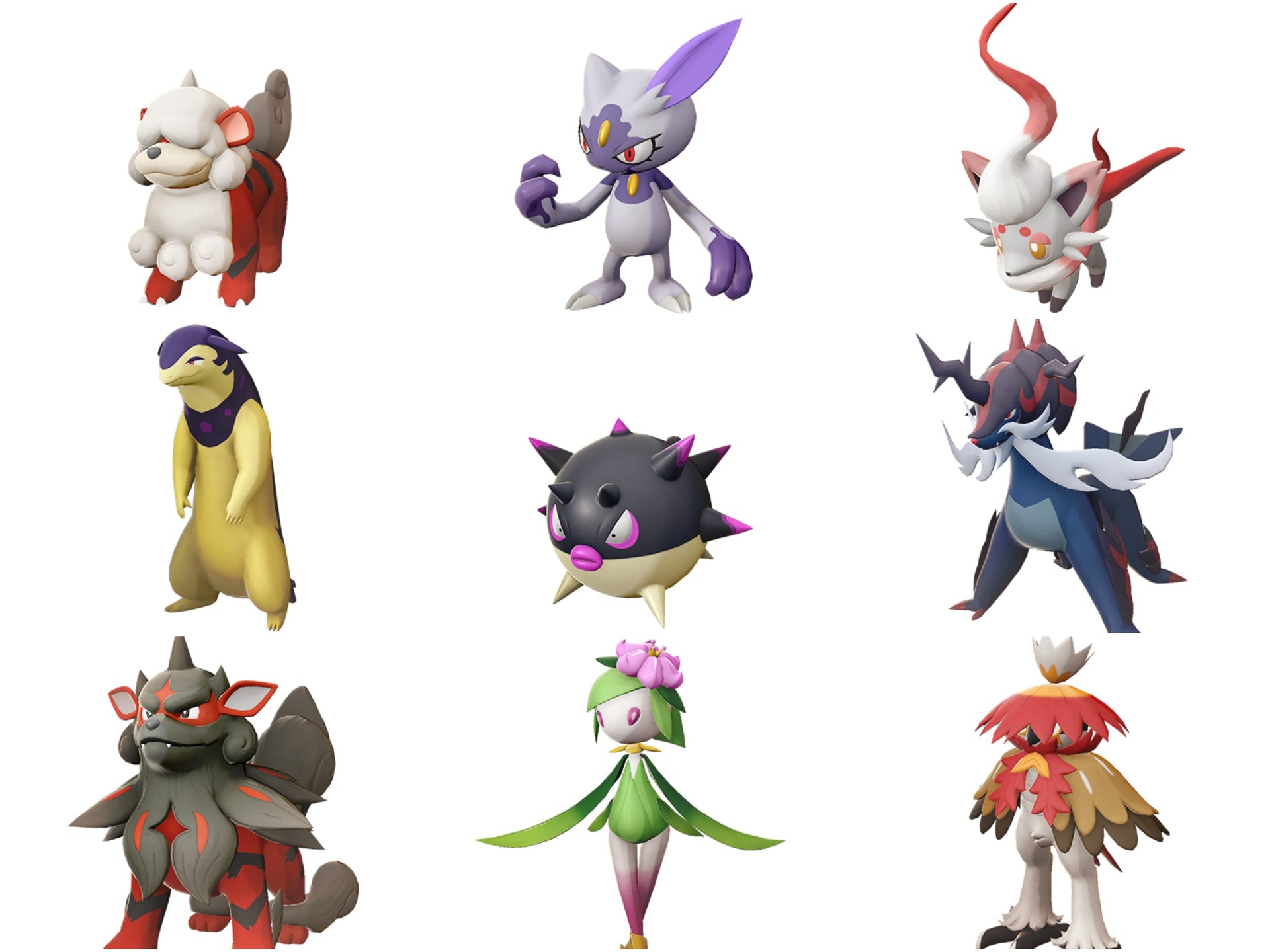 Every New Hisuian Form In Pokemon Legends: Arceus