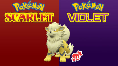 Pokemon Scarlet and Violet Marked Shiny Arcanine 6IV-EV Trained - Pokemon4Ever