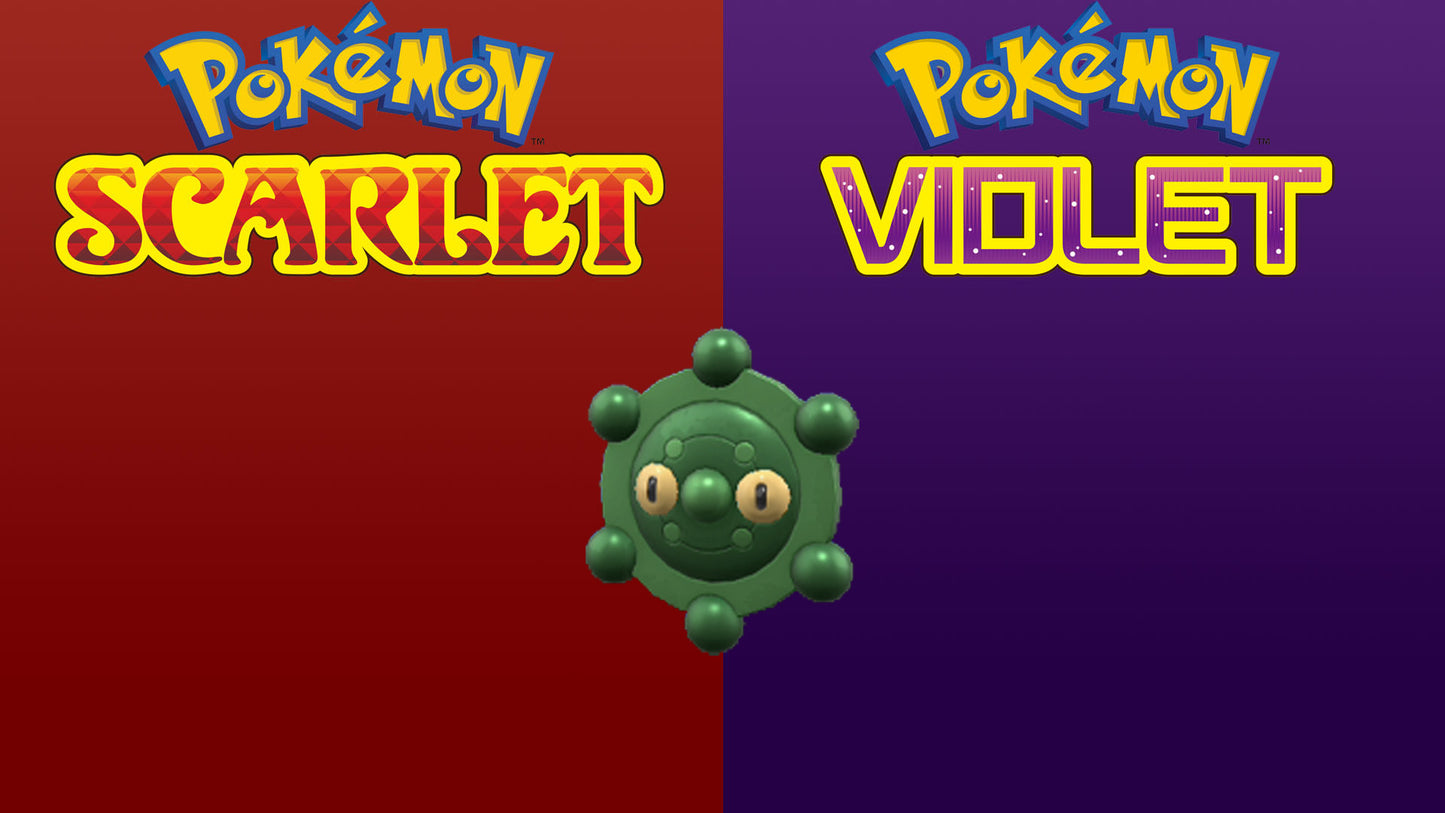 Pokemon Scarlet and Violet Shiny Bronzor 6IV-EV Trained - Pokemon4Ever