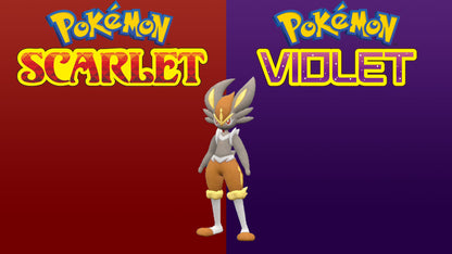 Pokemon Scarlet and Violet Shiny Cinderace 6IV-EV Trained - Pokemon4Ever