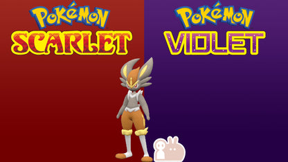 Pokemon Scarlet and Violet Marked Shiny Cinderace 6IV-EV Trained - Pokemon4Ever