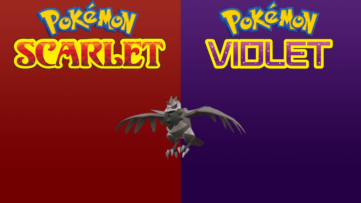 Pokemon Scarlet and Violet Shiny Corviknight 6IV-EV Trained - Pokemon4Ever