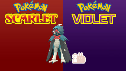 Pokemon Scarlet and Violet Marked Shiny Decidueye 6IV-EV Trained - Pokemon4Ever