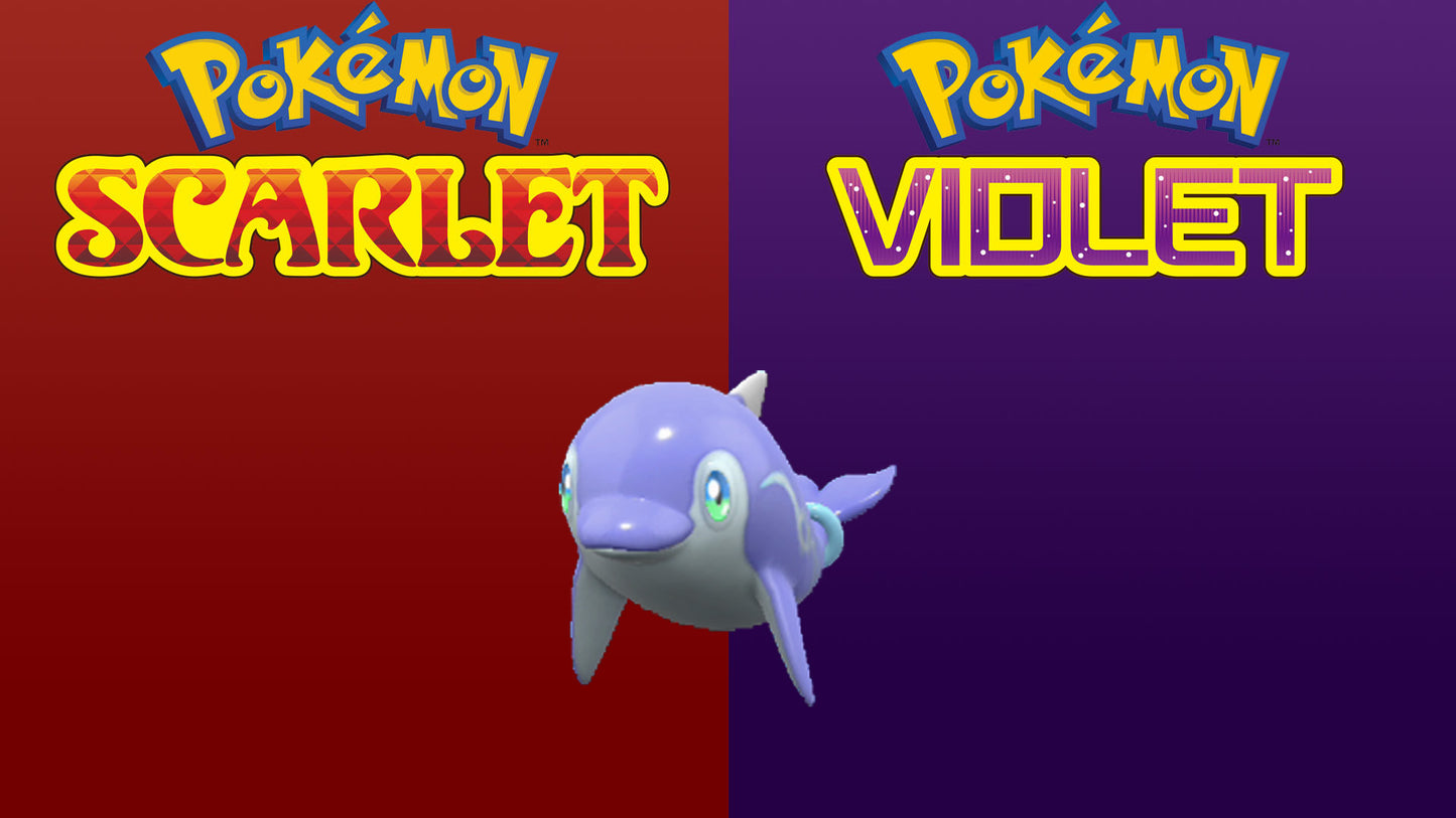 Pokemon Scarlet and Violet Shiny Finizen 