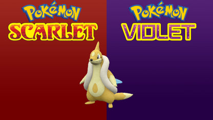 Pokemon Scarlet and Violet Shiny Floatzel