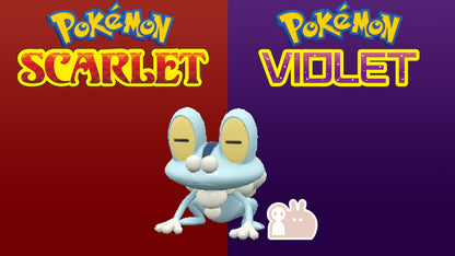 Pokemon Scarlet and Violet Marked Shiny Froakie 6IV-EV Trained - Pokemon4Ever