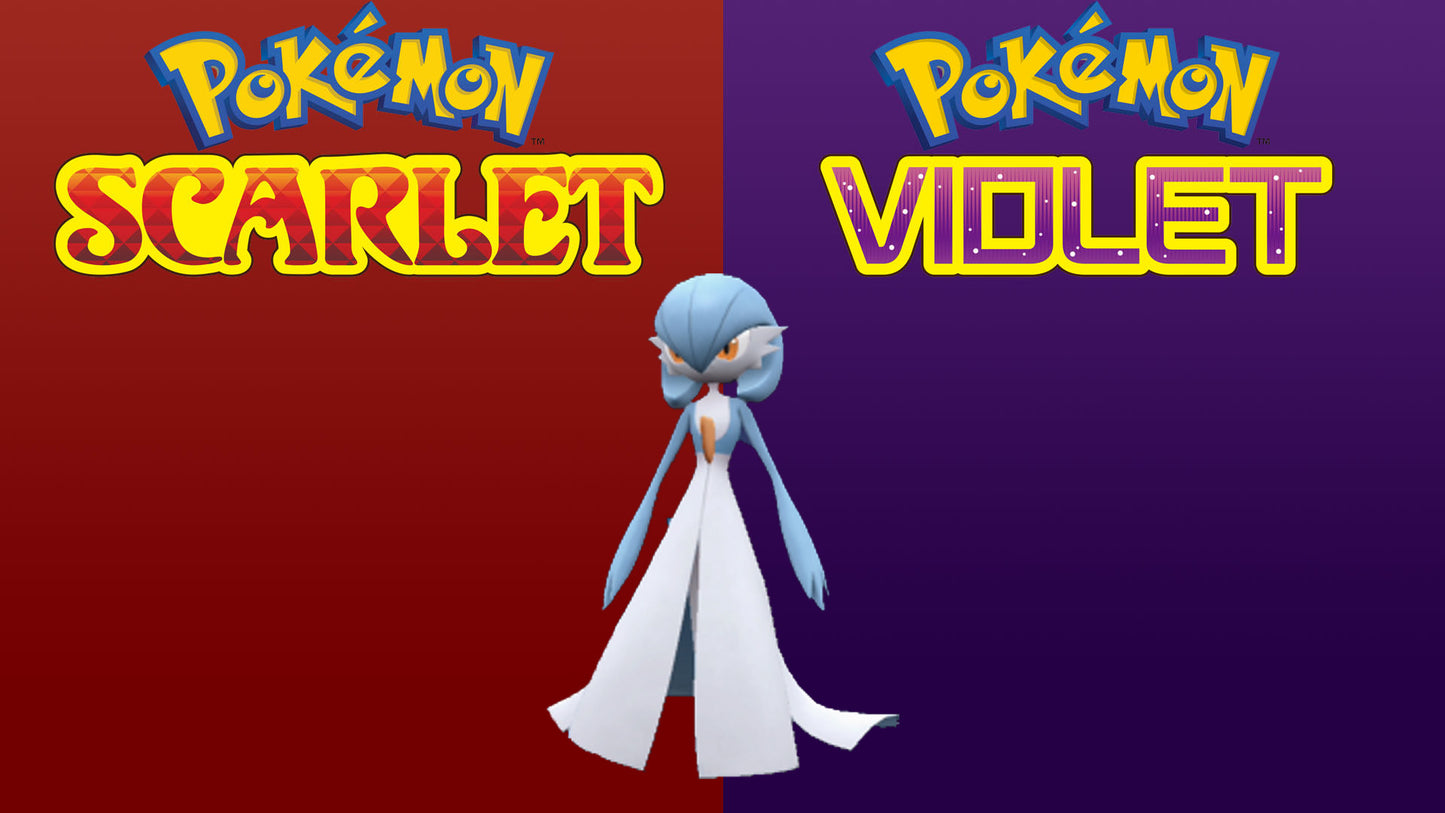 Pokemon Scarlet and Violet Shiny Gardevoir 6IV-EV Trained - Pokemon4Ever