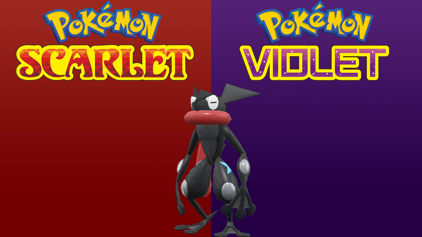 Pokemon Scarlet and Violet Greninja 6IV-EV Trained - Pokemon4Ever